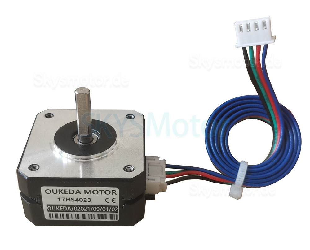 OUKEDA NEMA17 Schrittmotor 17HS4023 1,8 Grad 14 Ncm 1A Für 3D-Drucker und Titan-Extruder